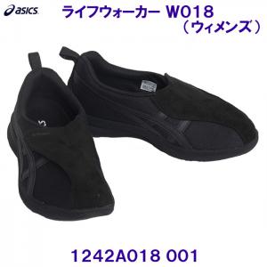 �A�V�b�N�X ASICS �E�H�[�L���O�V���[�Y 1242A018 001 ���C�t�E�H�[�J�[W018 �E�B�����Y �u���b�N�~�u���b�N �����p ���f�B�[�X/2026SS