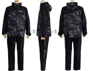 �A���_�[�A�[�}�[ UNDER ARMOUR  UA�g���R�b�g �E�[�u�� �t���W�b�v �t�[�f�B�h �W���P�b�g �p���c �㉺�Z�b�g 6007972 001 �u���b�N �� 6007974 001 �u���b�N /30%OFF