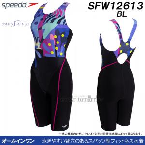 �X�s�[�h speedo �t�B�b�g�l�X���� ���f�B�[�X L�T�C�Y SFW12613 �u���[ BL �E�H�[�^�[�t�@�� ���[�X�� �I�[���C������/2026SS