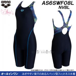 �A���[�i �t�B�b�g�l�X���� ���f�B�[�X M�T�C�Y AS6SWF08L �l�C�r�[�~�u���[ NVBL �A�N�A�G�N�T �I�[���C���������� �҂�����p�b�h /2026SS