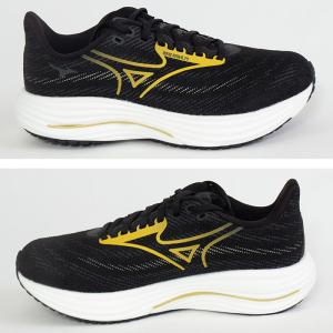 �~�Y�m MIZUNO �����j���O�V���[�Y J1GC250455 �E�G�[�u���C�_�[29 SW �u���b�N�~�S�[���h�~�z���C�g /2026SS