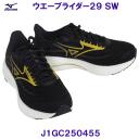 �~�Y�m MIZUNO �����j���O�V���[�Y J1GC250455 �E�G�[�u���C�_�[29 SW �u���b�N�~�S�[���h�~�z���C�g /2026SS
