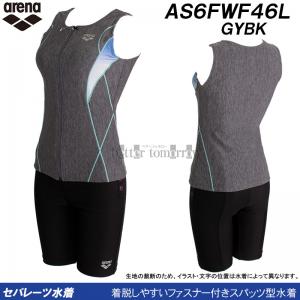 �A���[�i �t�B�b�g�l�X���� ���f�B�[�X L�T�C�Y AS6FWF46L �O���[�~�u���b�N GYBK �t�@�X�i�[�t���Z�p���[�g ������ƃZ�p  /2026FW