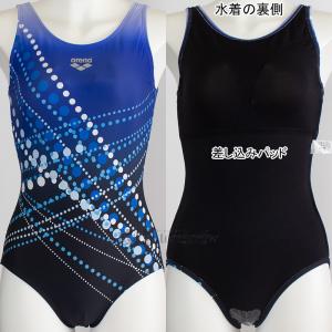�A���[�i arena �t�B�b�g�l�X���� ���f�B�[�X M�T�C�Y AS6FWF21L �u���[�~�u���b�N BLBK �����s�[�X���� U�o�b�N �h�b�g�� /2026FW
