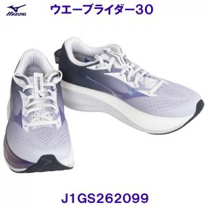 �~�Y�m MIZUNO �����j���O�V���[�Y J1GS262099 �E�G�[�u���C�_�[30 ���j�Z�b�N�X �u���b�N�~�z���C�g�~�f�B�[�v�u���[ /2026FW