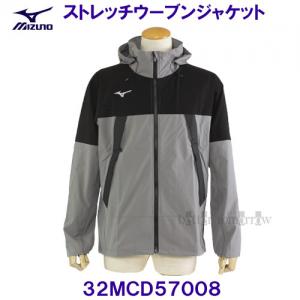 �~�Y�m MIZUNO�y2026FW�z�X�g���b�`�E�[�u���W���P�b�g �t�[�f�B �H�D �t�[�h�t�� 32MCD57008 �t���X�g�O���[