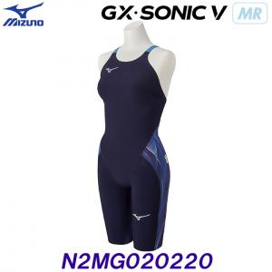 ミズノ MIZUNO 競泳水着 レディース Sサイズ N2MG020220 オーロラブルー GX-SONIC5 MR マルチレーサーモデル FINA承認 /高速水着